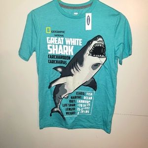 Old Navy Youth XL Shark Tshirt NWT
